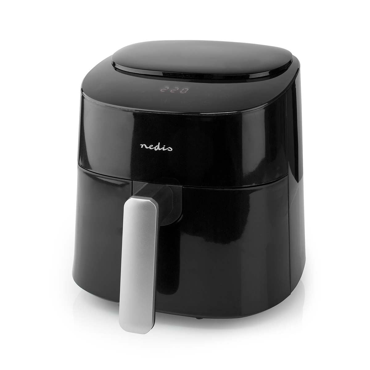 Nedis Hot Air Fryer 4.2L Timer 240 min Number of preset programs 8 Digital Black