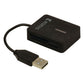 Konig All-in-one travel memory card reader USB 2.0 - CRDRU2300BK