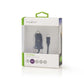 Nedis Car Charger 2.4A Fixed cable Micro USB Black CCHAM240ABK