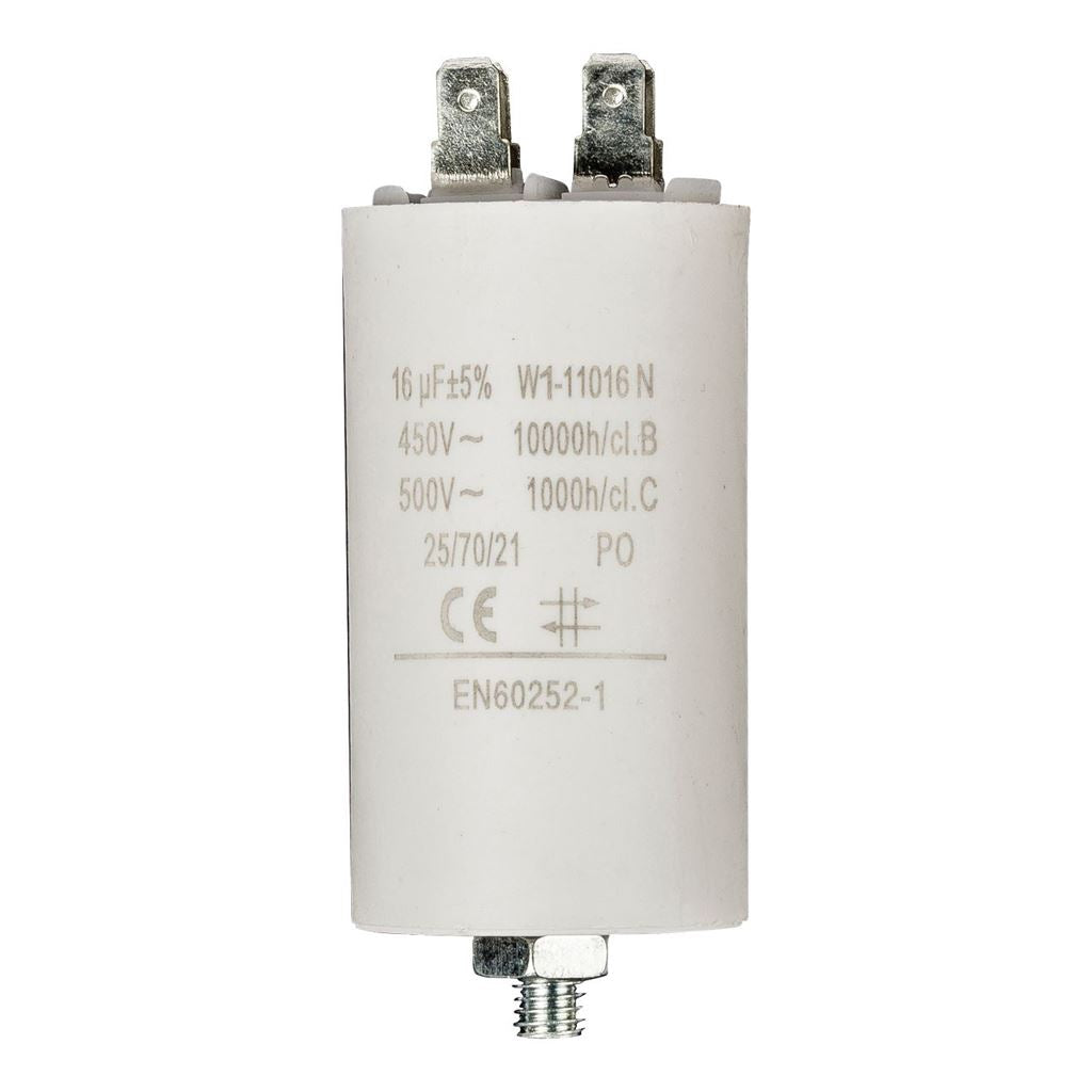 Fixapart 1x Capacitor 16.0uf/450v + earth - W1-11016N