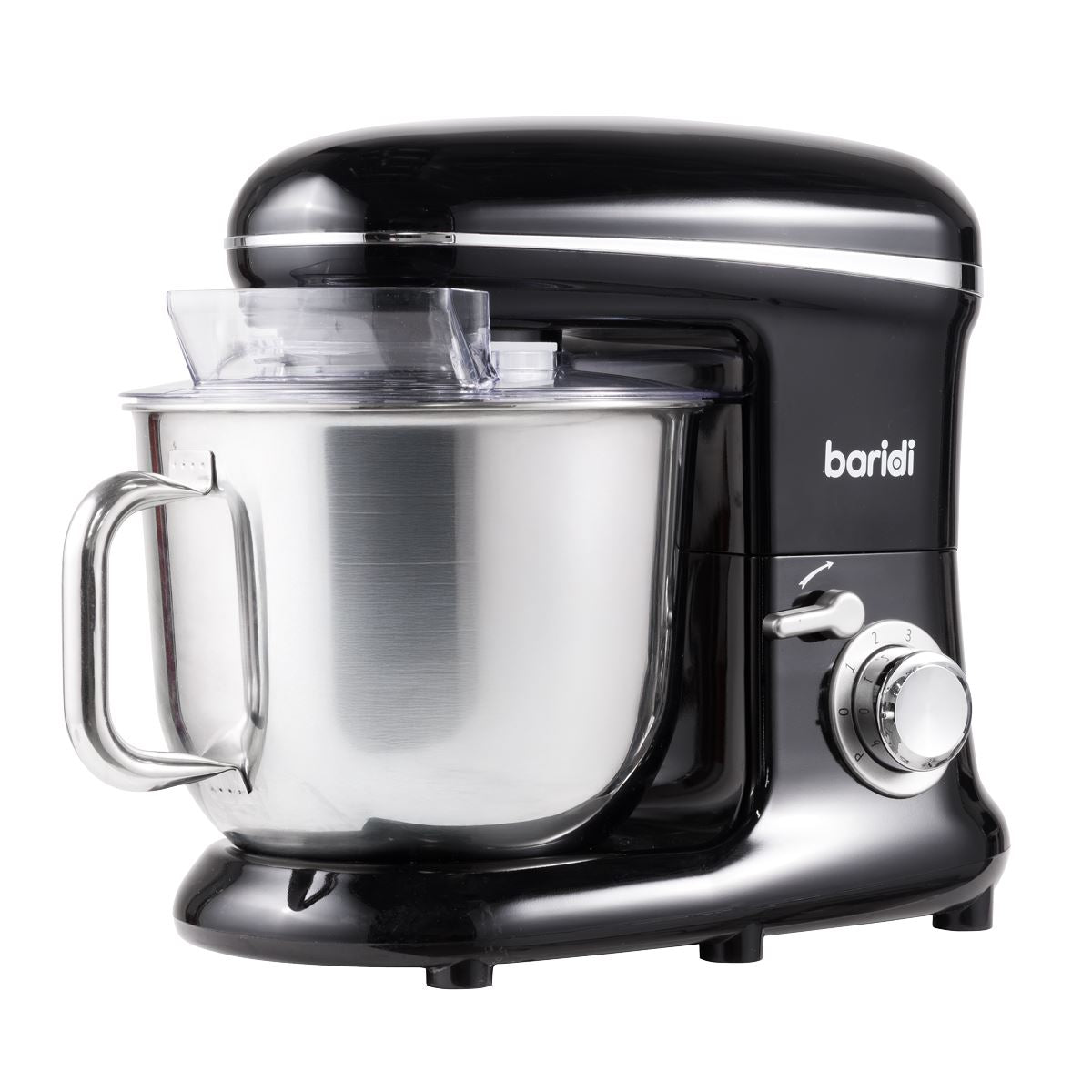Baridi 1500W Stand Mixer with Accessories 6L - Black DH173
