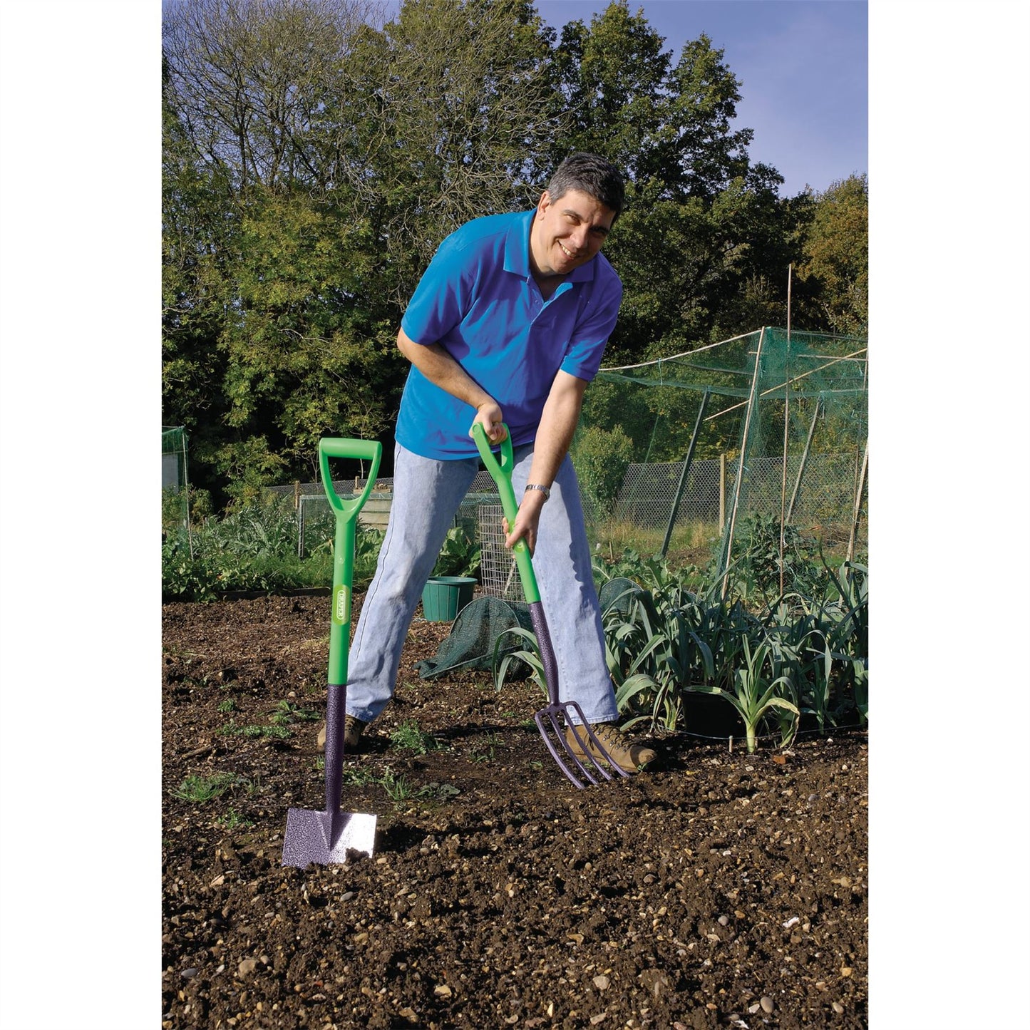 Draper 16566 Carbon Steel Digging Garden Spade & Fork Gardening Set
