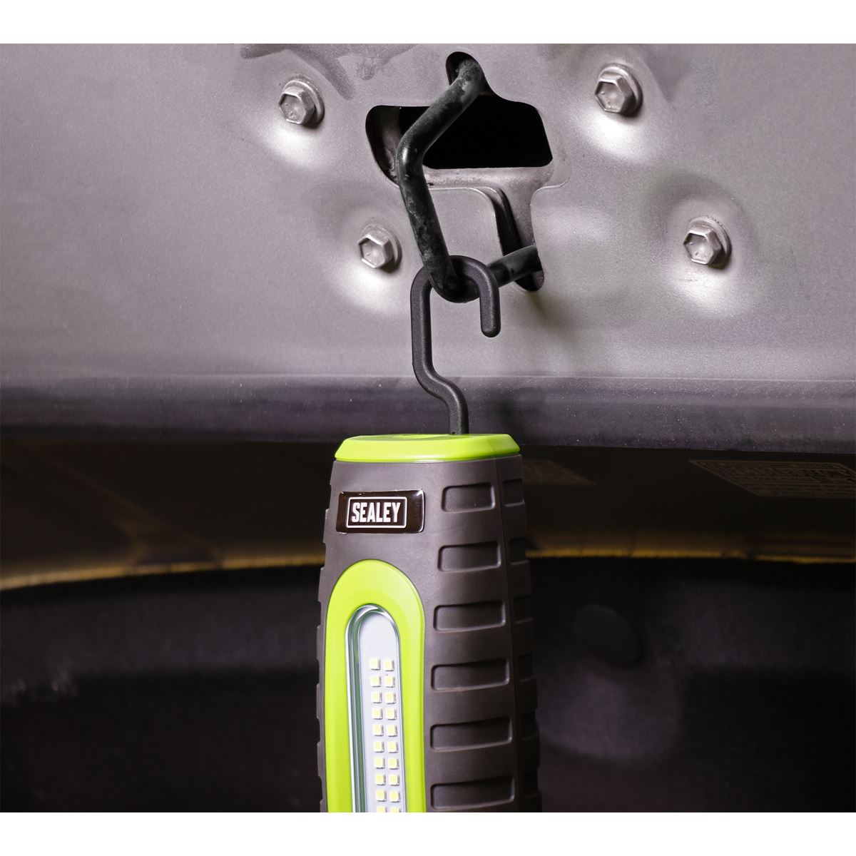 Sealey R/Charge 360 Insp Light 24 SMD & 3W LED Green 2 x Li-ion LED3606G