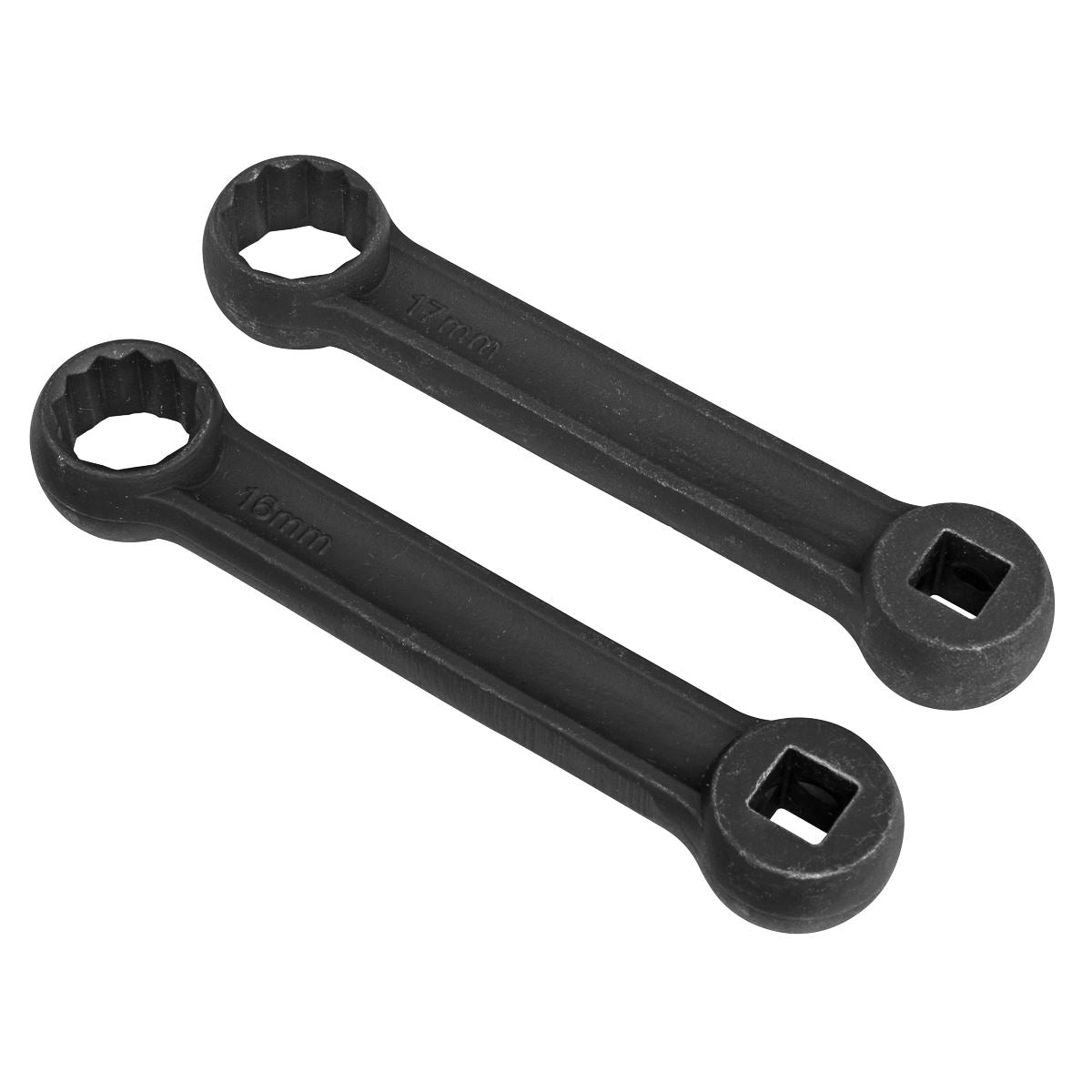 Sealey Mercedes Benz Engine Mount Spanner 16 & 17mm 2pc VS3005