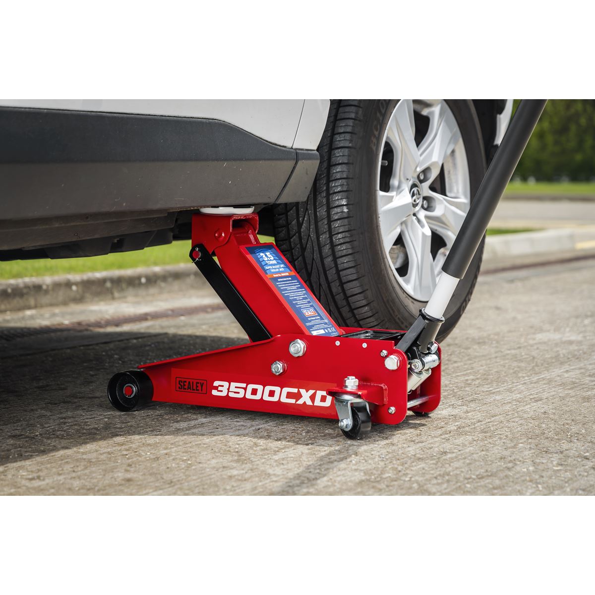 Sealey Trolley Jack with Super Rocket Lift 3.5 Tonne 3500CXD