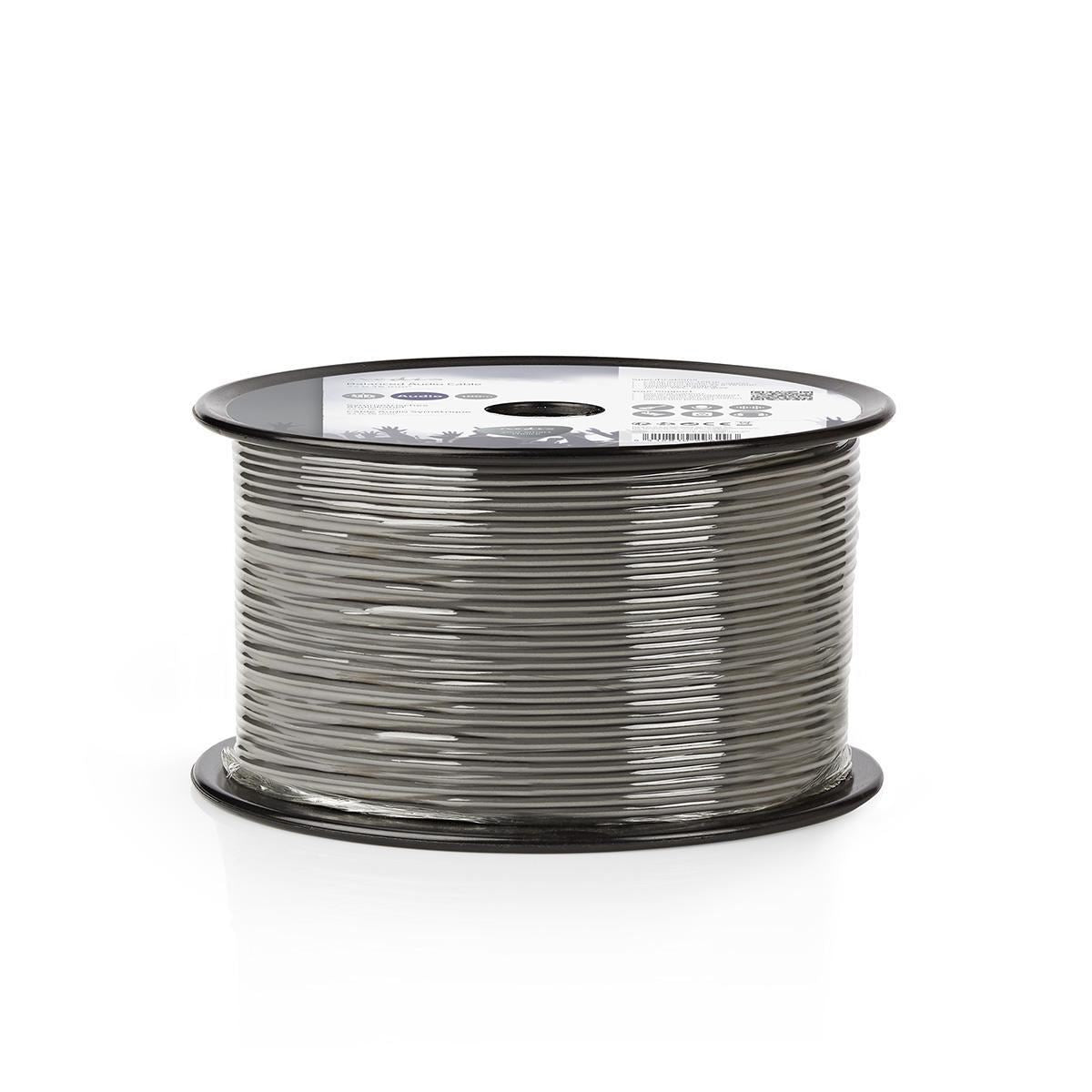 Nedis Balanced Audio Cable 2x 0.16 mm² 100m Reel Grey COTR15000GY100