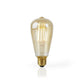 Nedis WiFi Smart LED Filament Bulb E27 ST64 5W 500 lm WIFILF10GDST64