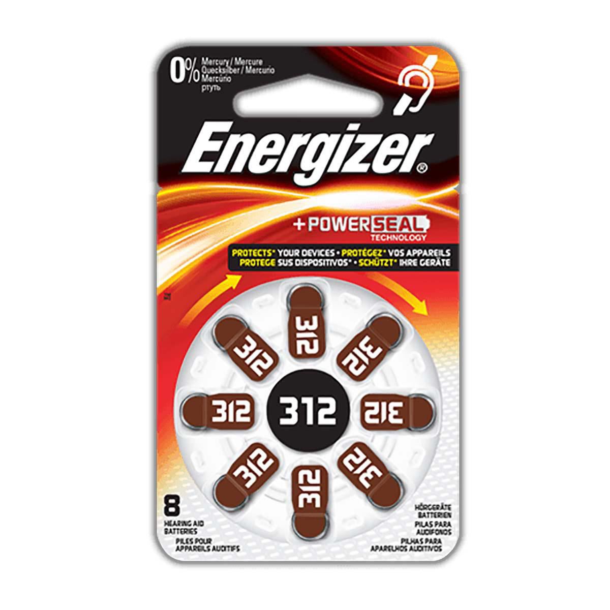 Energizer 8x Zinc-Air Battery PR41 1.4V 8-Blister EN-53542574100