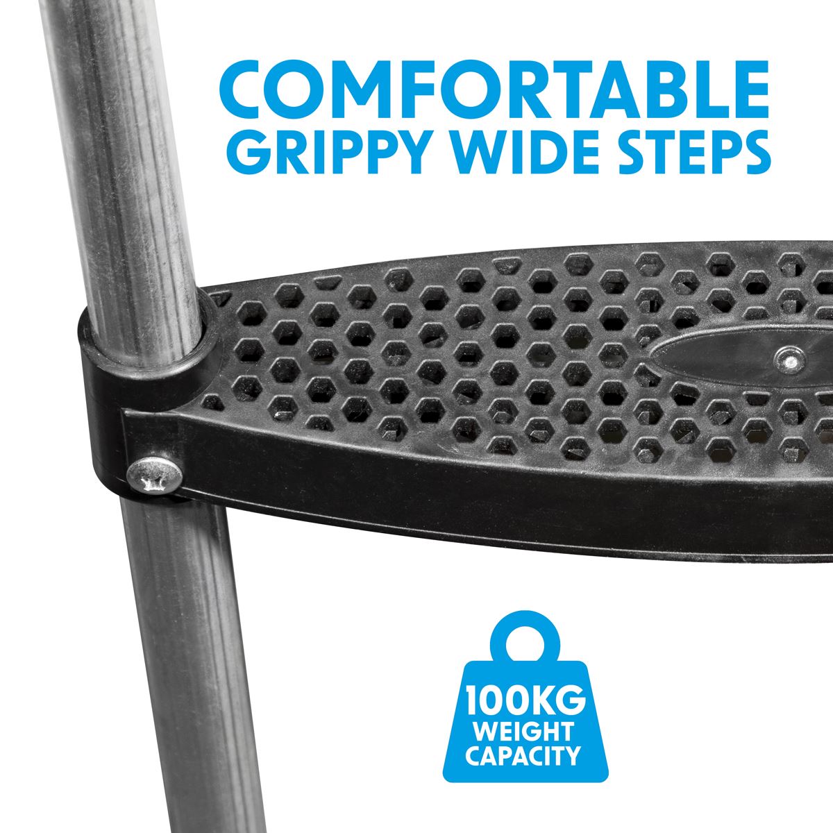 Dellonda Trampoline LadderDellonda Trampoline Ladder 3-step  96cm for DL69 (12ft) DL72
