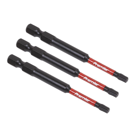 Sealey Premier TRX-Star* T20 Impact Power Tool Bits 75mm - 3pc AK8267