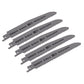 Sealey Reciprocating Saw Blade Multipurpose 150mm 5-8tpi-Pack of 5 SRBRB611F
