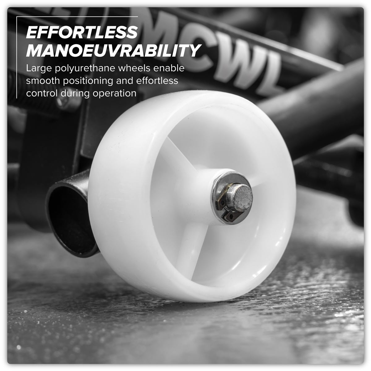 Sealey Motorcycle Wheel adjustable Support with Rollers MCWL