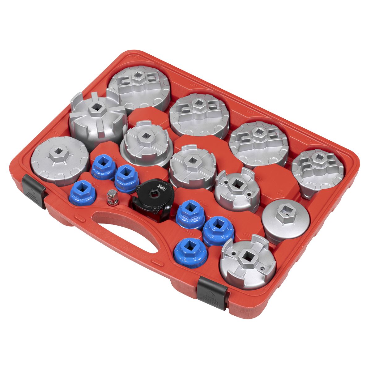 Sealey Oil Filter Cap Wrench Set 19pc VS7013