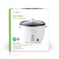 Nedis 400W Rice Cooker 1L Non Stick with Keep Warm Function (Steamer)