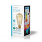 Nedis WiFi Smart LED Filament Bulb E27 ST64 5W 500 lm WIFILF10GDST64