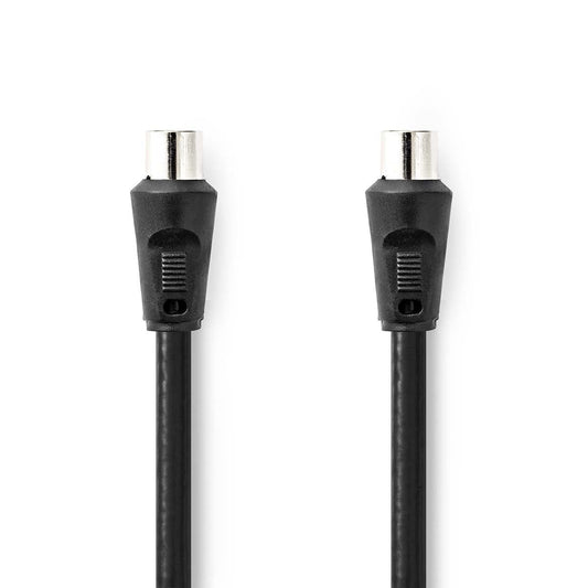 Nedis Coax Cable IEC (Coax) Male to Female 90dB 75Ohm Double Shielded 1.5m