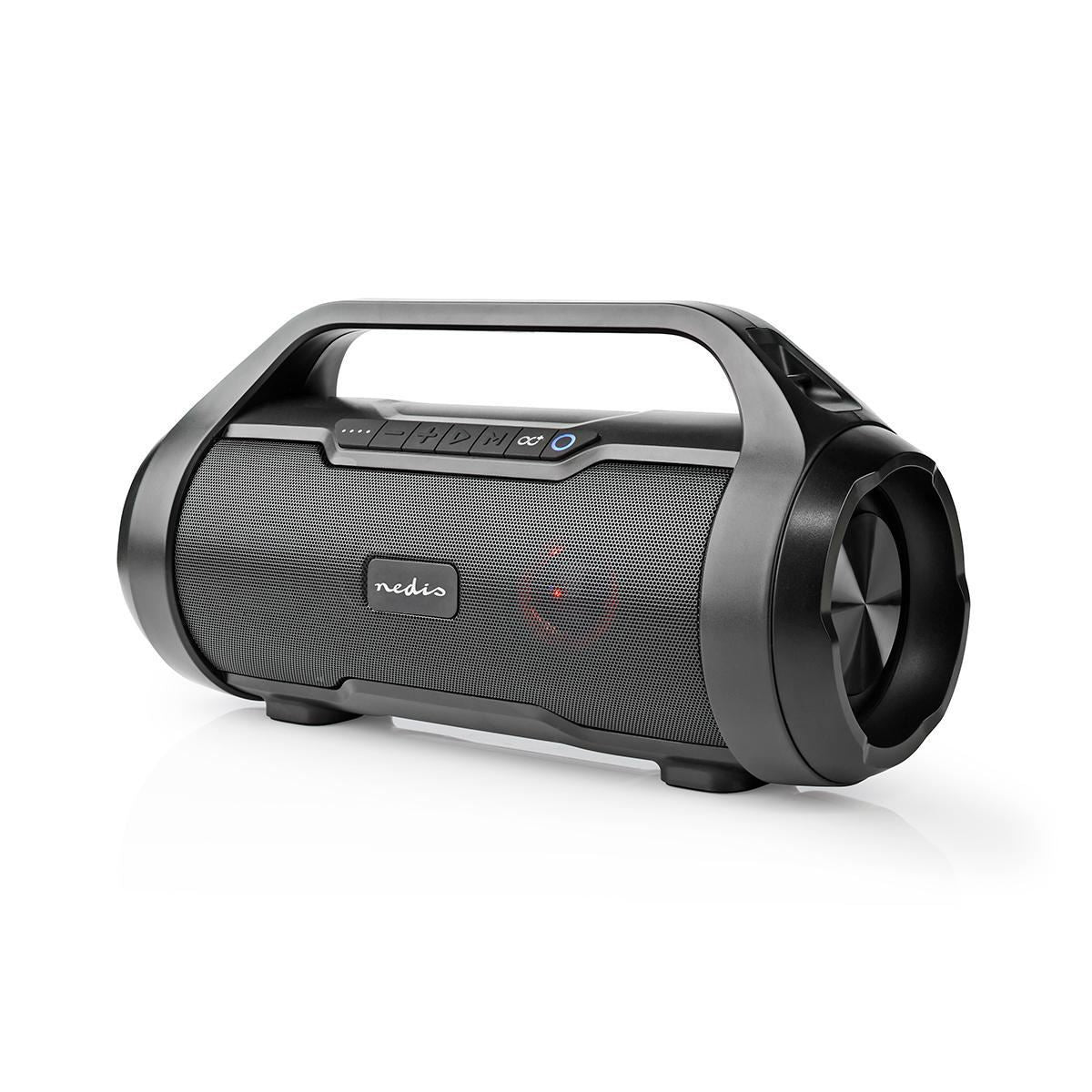 Nedis Party Boombox 6 Hours Playtime Bluetooth® TWS Party Lights Black - SPBB310BK