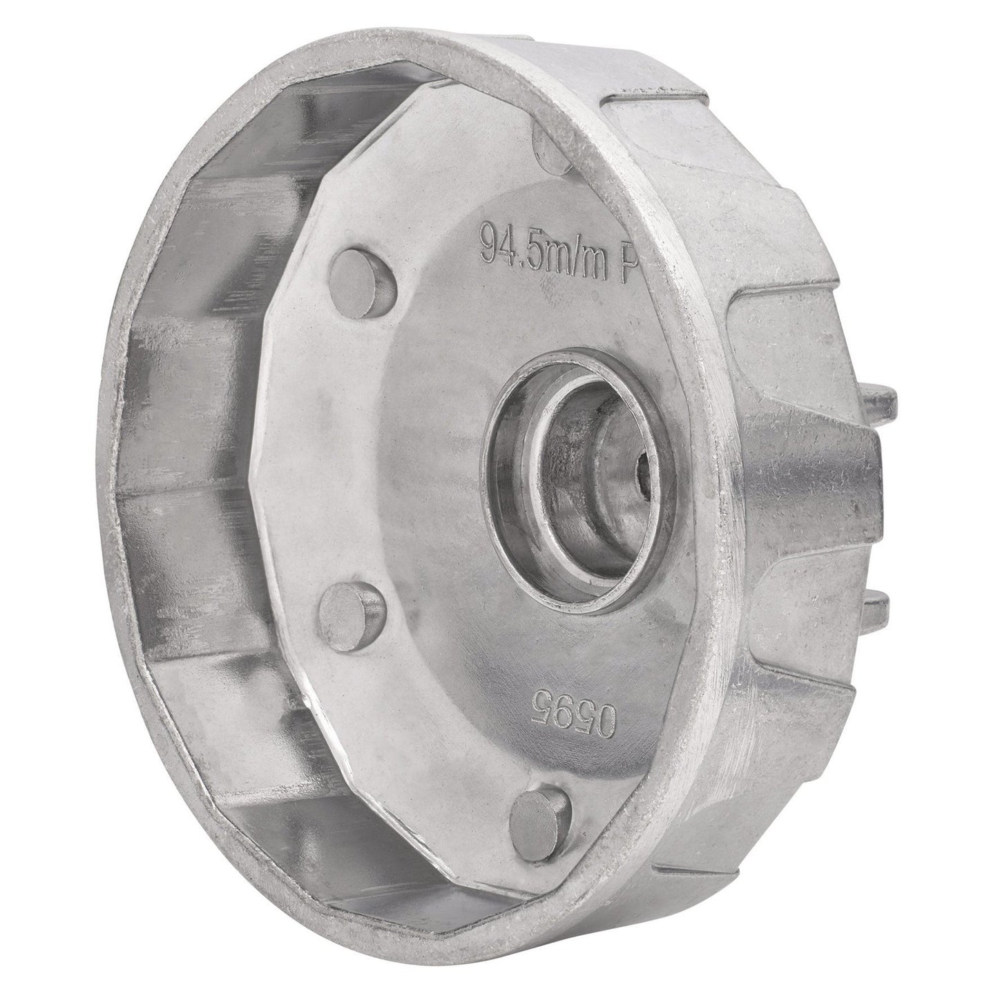 Draper Oil Filter Wrench, 3/8" Sq. Dr., 94.5mm/15 Flutes