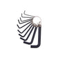Amtech 10 Piece Hex Key Set & Keyring - I8750C