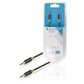 Konig Stereo audio cable 3.5mm male to male 10m grey - CABW22000AT100