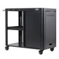 Dellonda BBQ/Plancha Workstation Trolley/Cupboard/Extension Table/Utensil Hooks