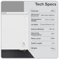 Baridi Freestanding Chest Freezer 299L Capacity - White DH260