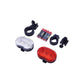 Amtech 2 Piece Bicycle Flash Light Set+Batteries Brackets Cycling Bike Lighting - S1825
