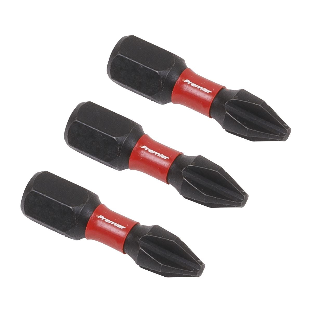 Premier Phillips #2 Impact Power Tool Bits 25mm - 3pc AK8205