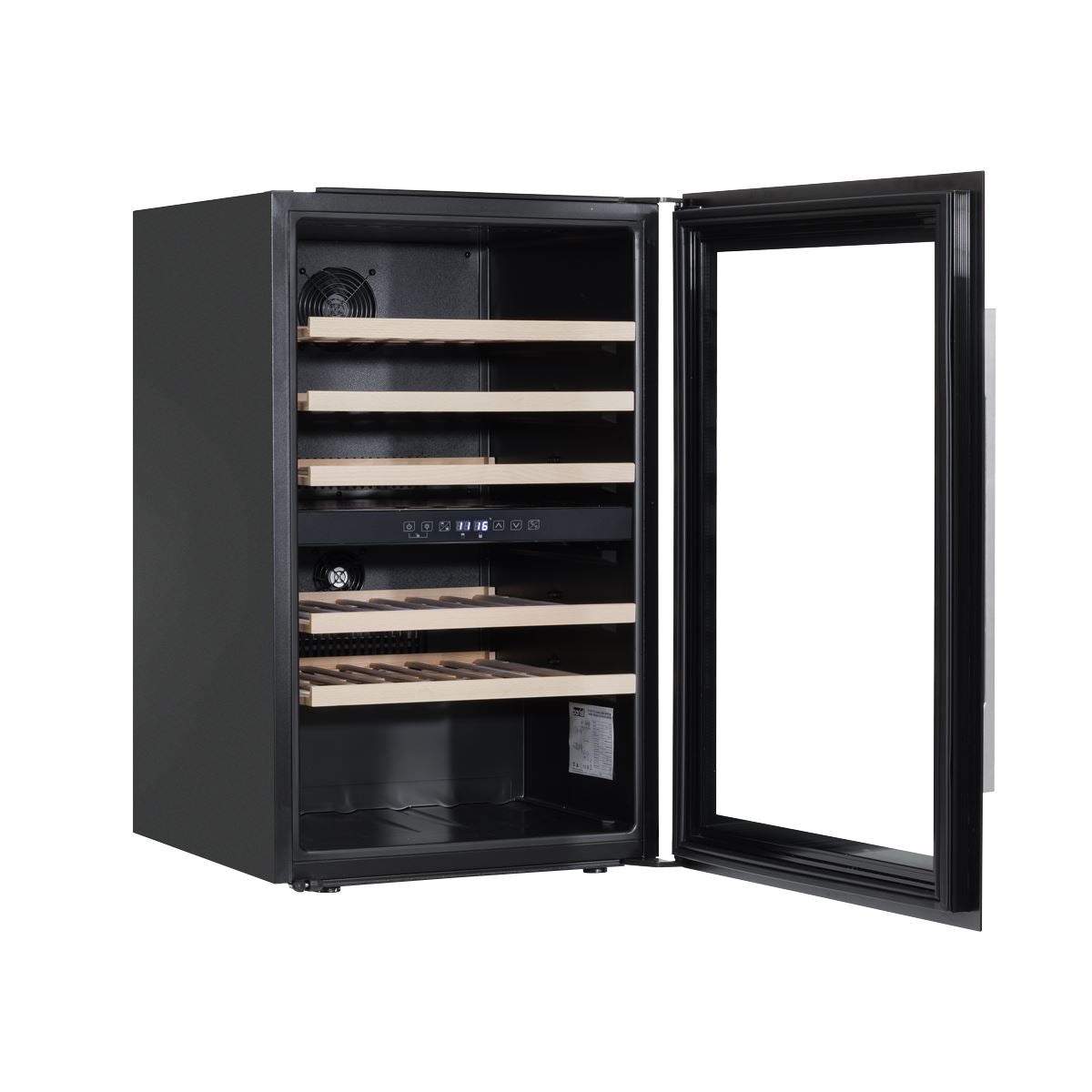 Baridi 57 Bottle Dual Zone Wine Fridge & Cooler 60cm DH118