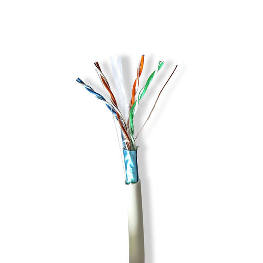 Nedis Network Cable Roll CAT6 Stranded F/UTP Bare Copper 305m Indoor Round LSZH