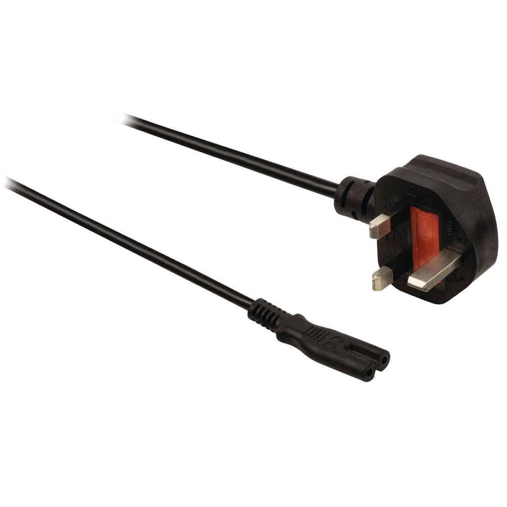 Valueline Power cable UK plug male to IEC-320-C7 5m black - PCGP11140BK50