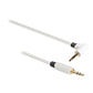 Konig Stereo audio cable 3.5mm male to male angled 0.50m white