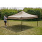 Dellonda Premium 3 x 3m Pop-Up Gazebo, PVC Coated, Water Resistant Fabric, Supplied with Carry Bag, Rope, Stakes & Weight Bags - Beige Canopy DG130