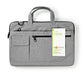 Nedis Notebook Bag Shoulder Strap 8 Storage Pockets 15" to 16" Grey - NBBG15150GY