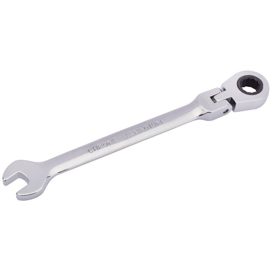 Draper 8mm Draper Hi-Torq Metric Flexible Head Ratcheting Combination Spanner - 52009