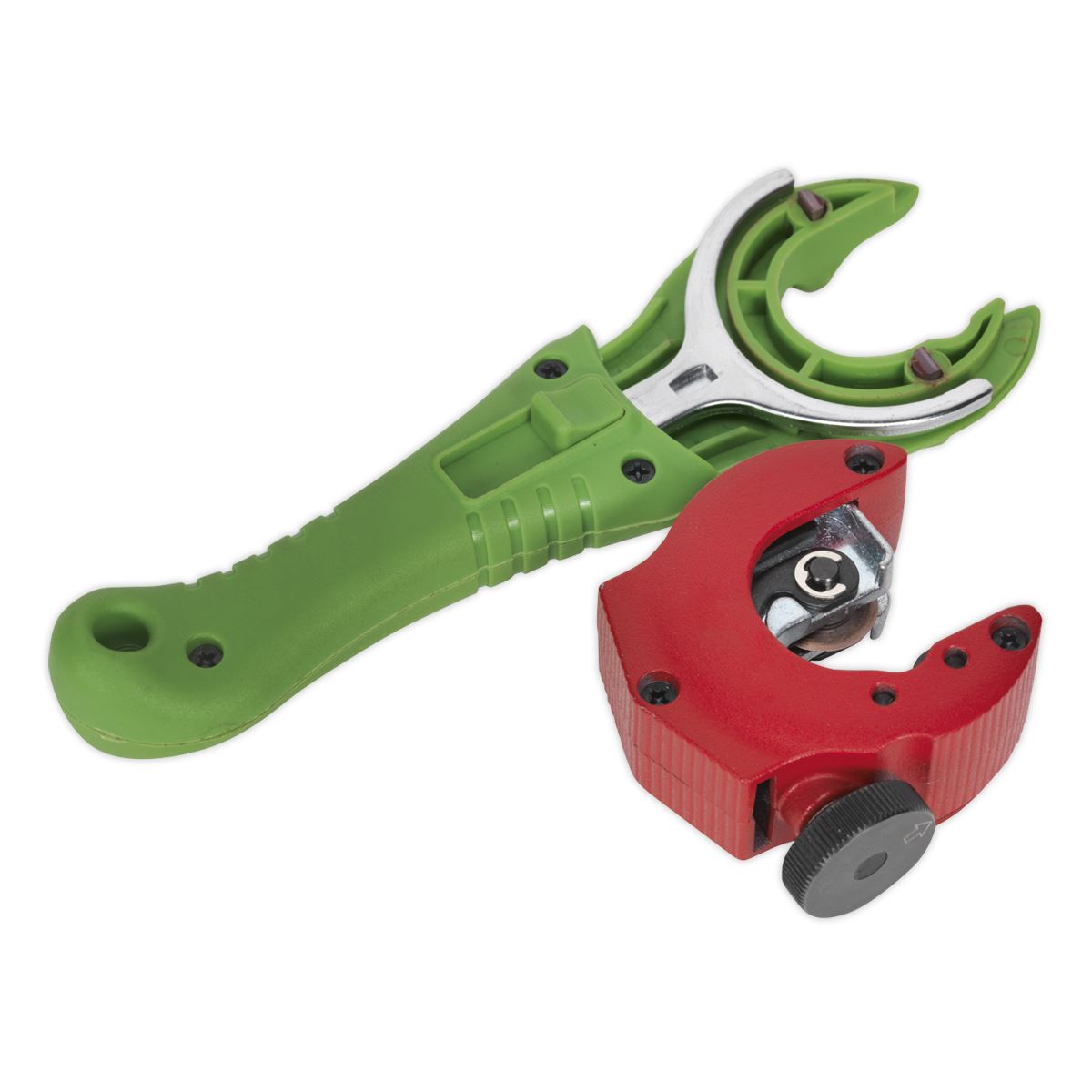 Sealey Ratcheting Pipe Cutter 2-in-1 6-28mm AK5065