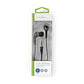 Nedis Wired Headphones 1.2m Round Cable In-Ear Black HPWD1001BK
