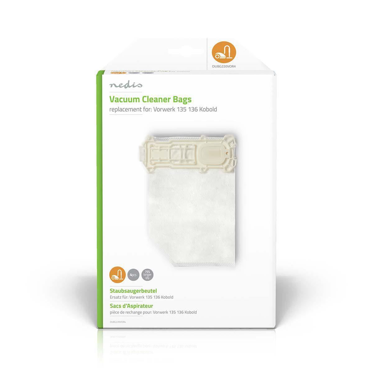 Nedis Vacuum Cleaner Bag Vorwerk 135 136 Kobold DUBG220VOR4