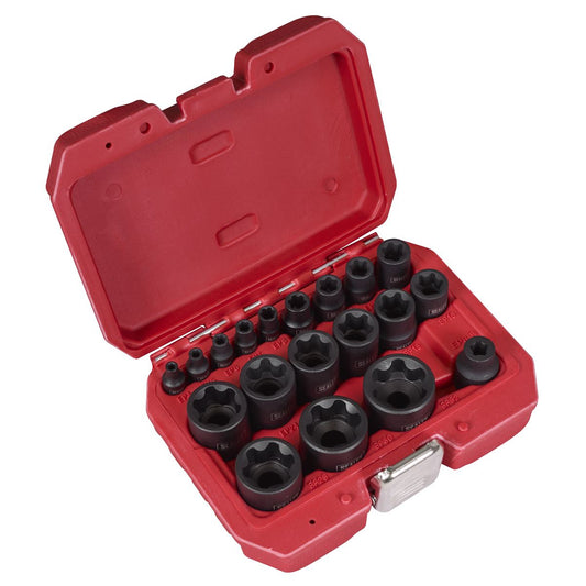 Sealey External TRX-P* Socket Set 19pc SX097