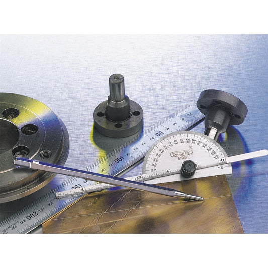 Draper 1x Protractor with Depth Gauge Garage Professional Standard Tool 37342