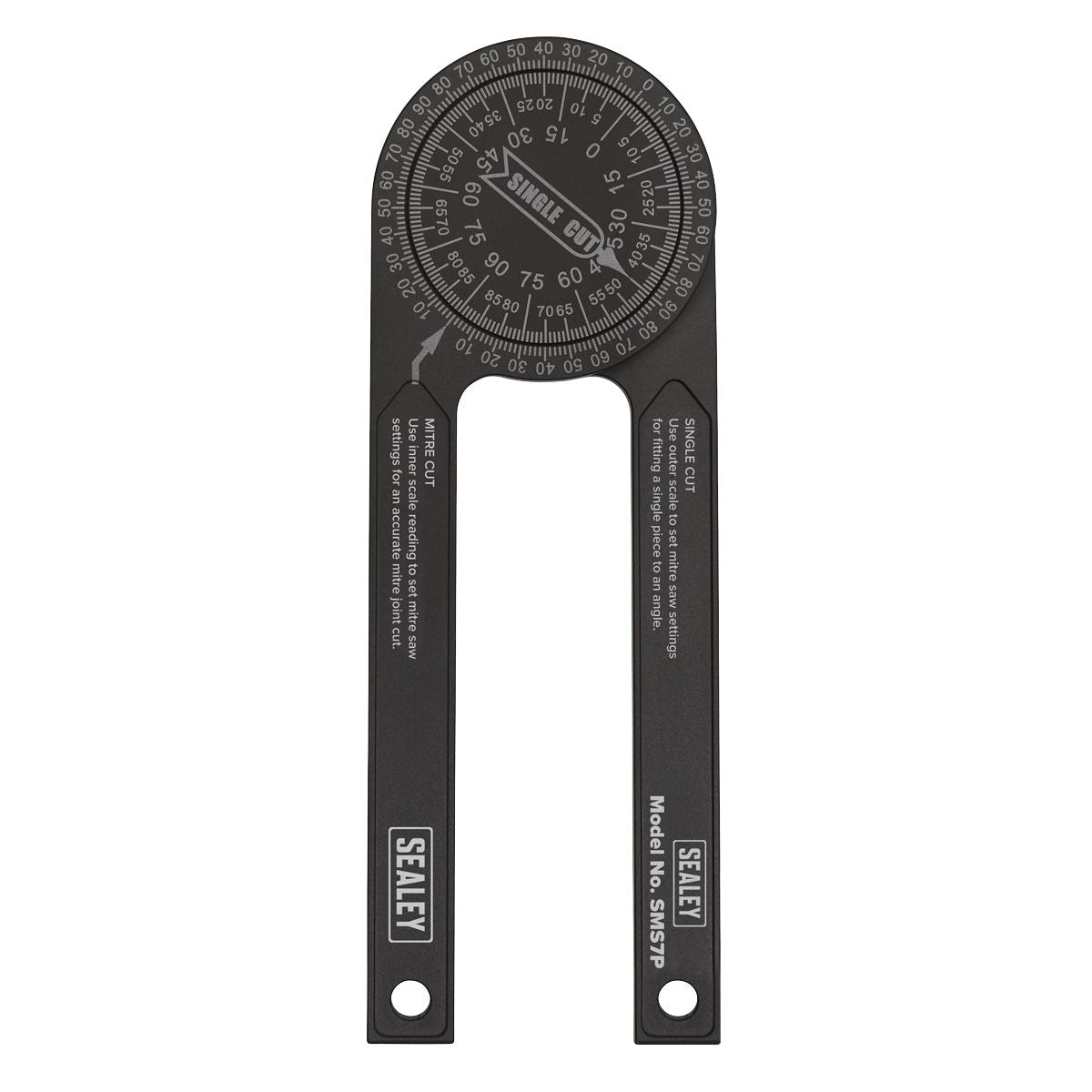 Sealey Mitre Saw Protractor - Aluminium SMS7P