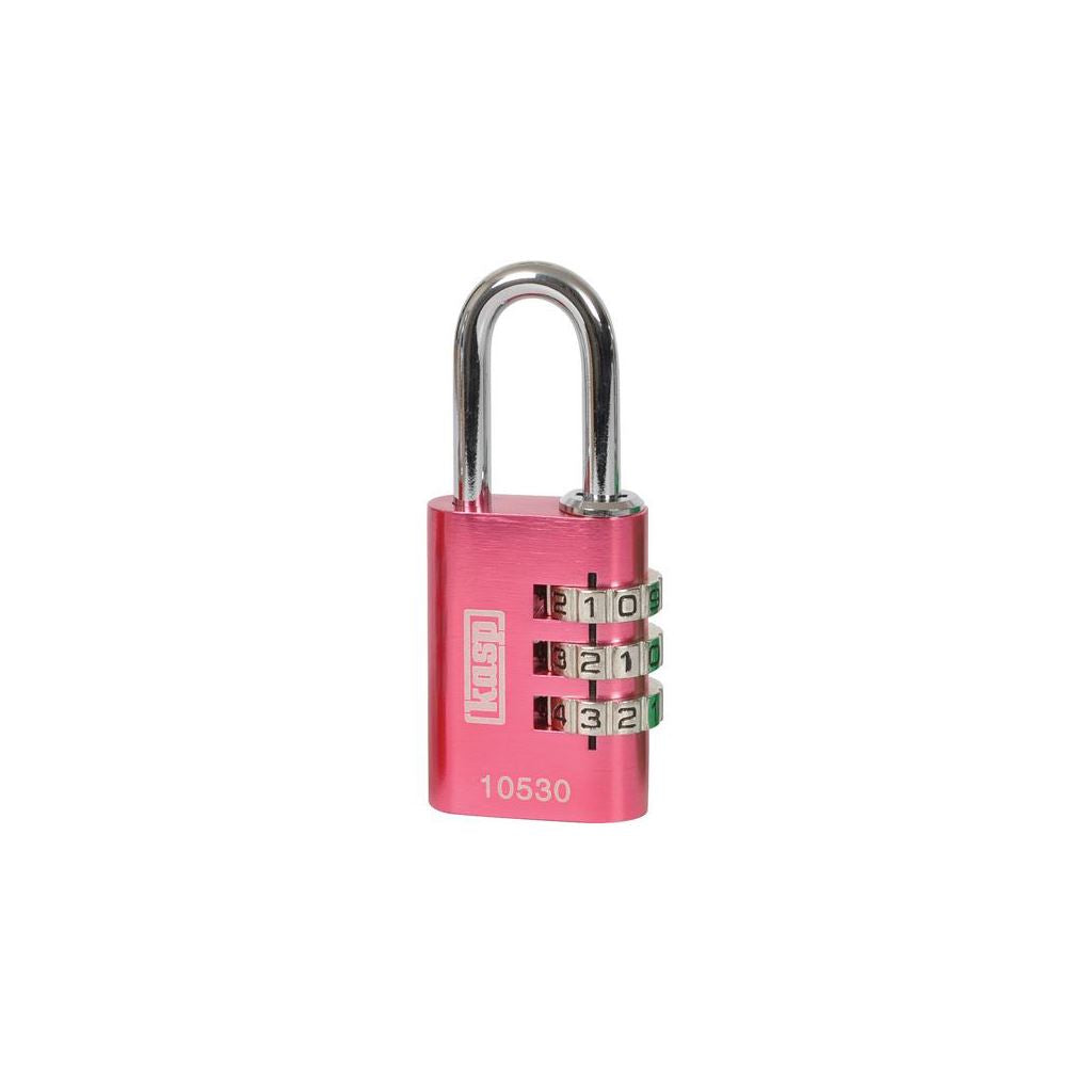Kasp 105 Combi Padlock Pink 30mm K10530PIND