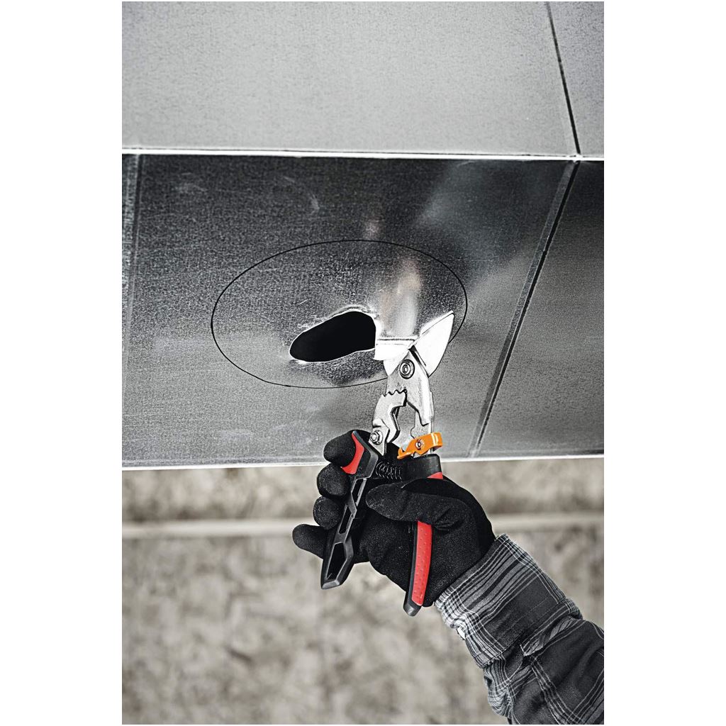 Fiskars PowerGear aviation snip offset left