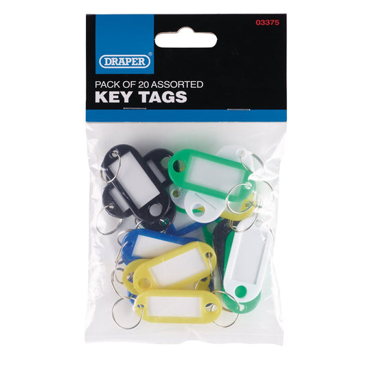 Draper 20 Key Tag Assortment KI/20 - 03375