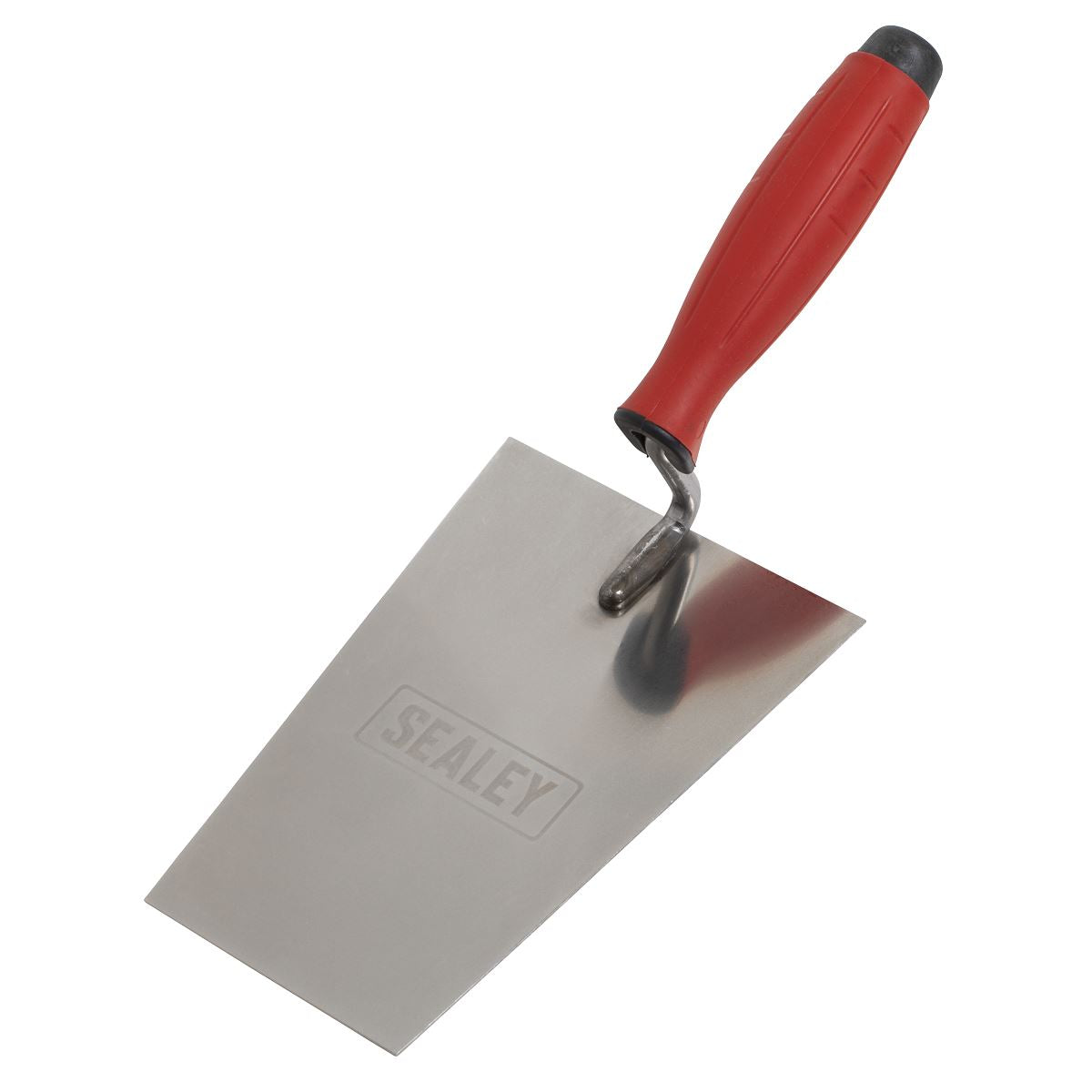 Sealey Stainless Steel Bucket Trowel - Rubber Handle - 180mm T1204