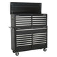 Sealey Tool Chest Combo 23 Drawer with Ball Bearing Runners - Black AP52COMBO2