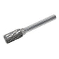 Sealey Tungsten Carbide Rotary Burr Cylindrical Front End Cut 10mm SDB01