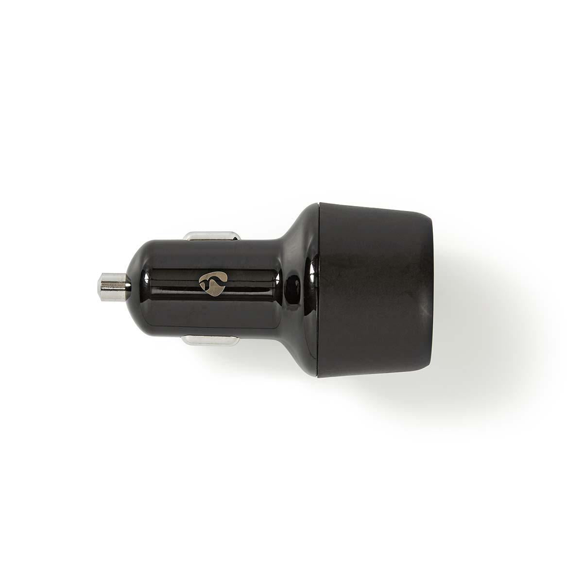 Nedis Car Charger 3.0A USB (QC 3.0)/USB-C Power Delivery 30W Black CCPD30W100BK