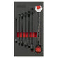 Sealey Premier Black Combination Ratchet Spanner Set 7pc AK63941B