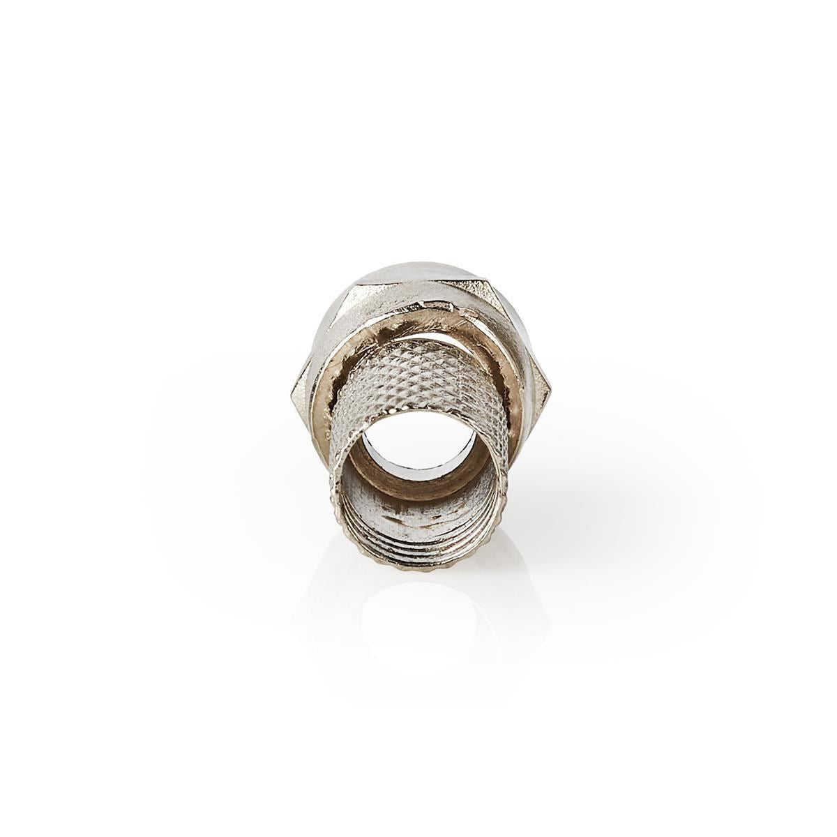 Nedis F Connector Male For 7.5mm Coaxial Cables 25 pieces Metal - CSVC41908ME